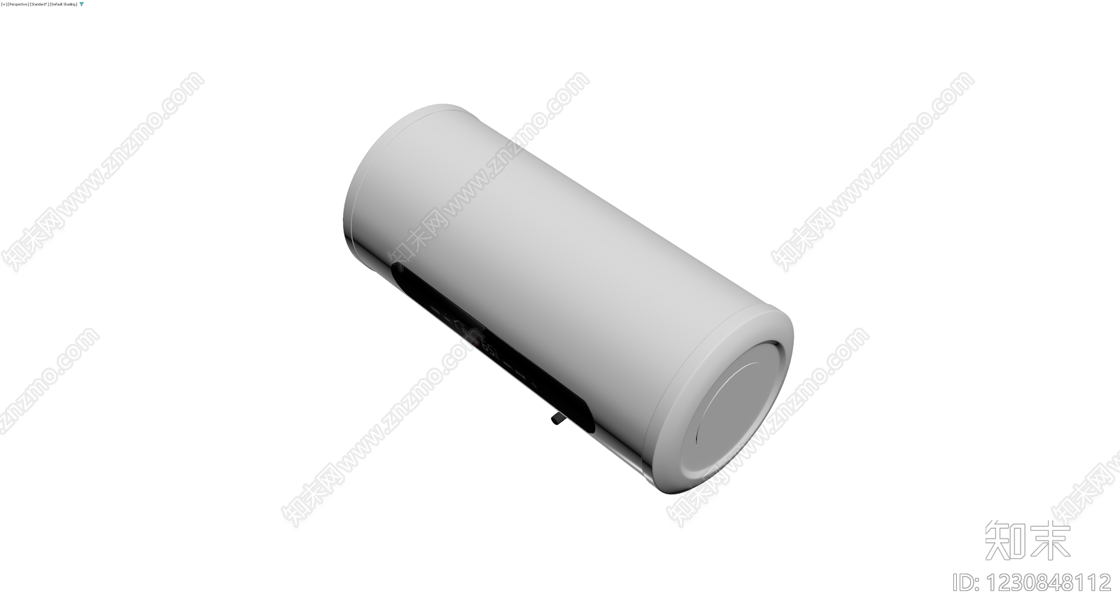 白色圆柱电热水器3D模型下载【ID:1230848112】