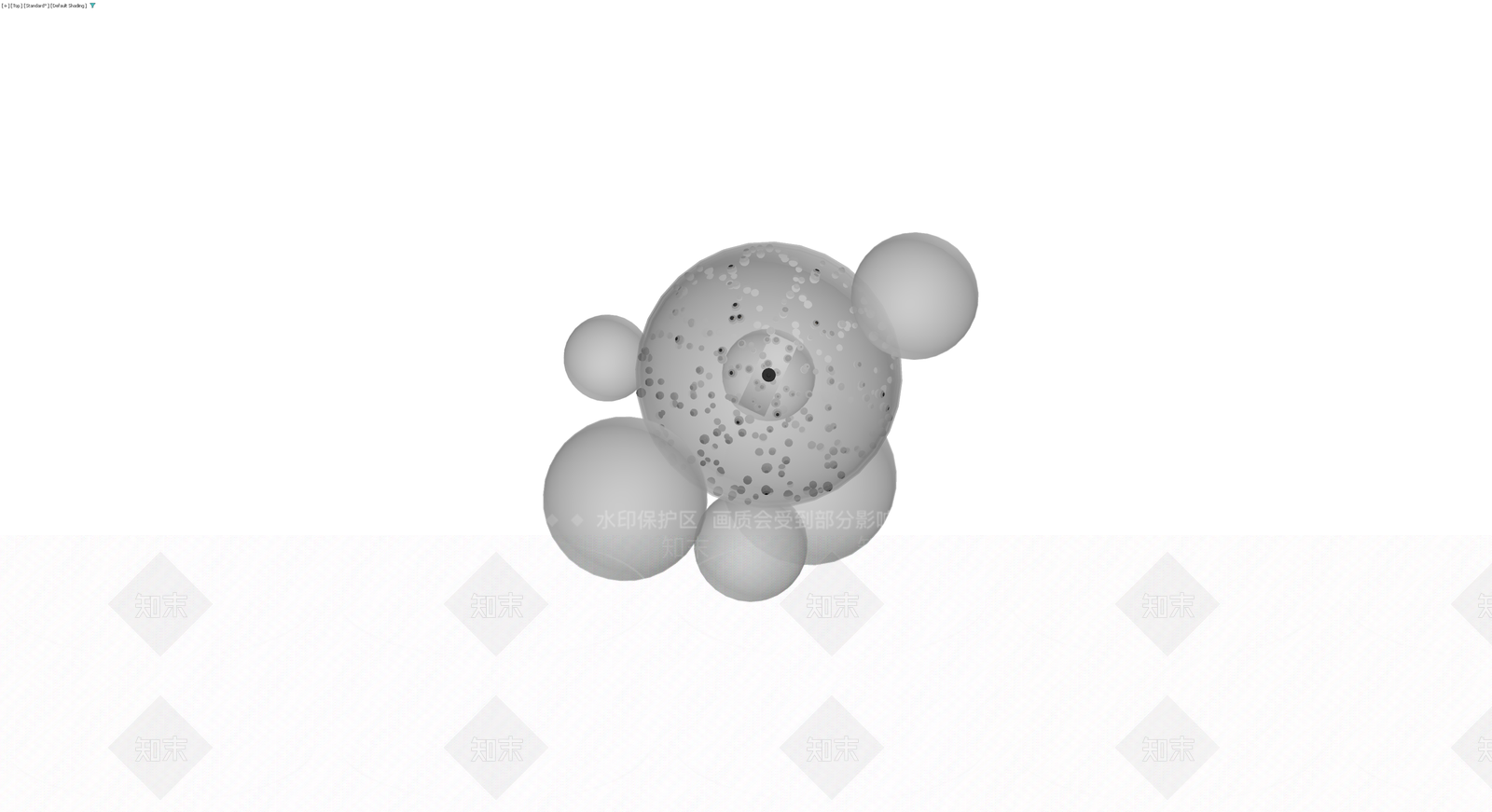 球形组合吊灯3D模型下载【ID:1230775913】