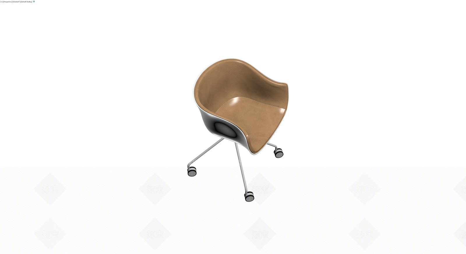 现代休闲办公转椅3D模型下载【ID:1229870969】