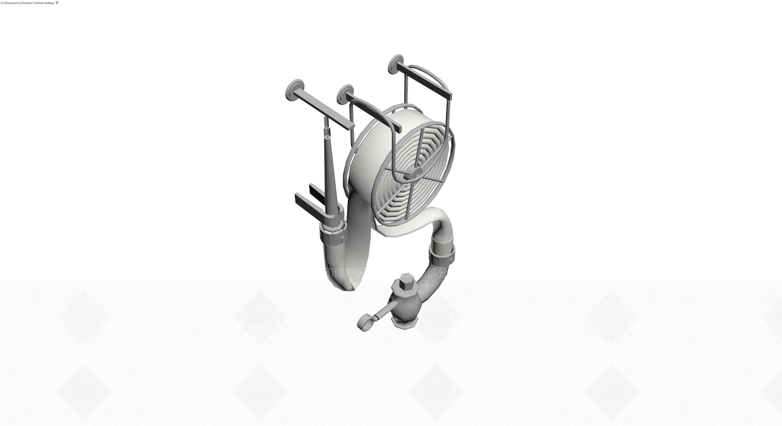 消防水带卷盘总成3D模型下载【ID:1230672483】