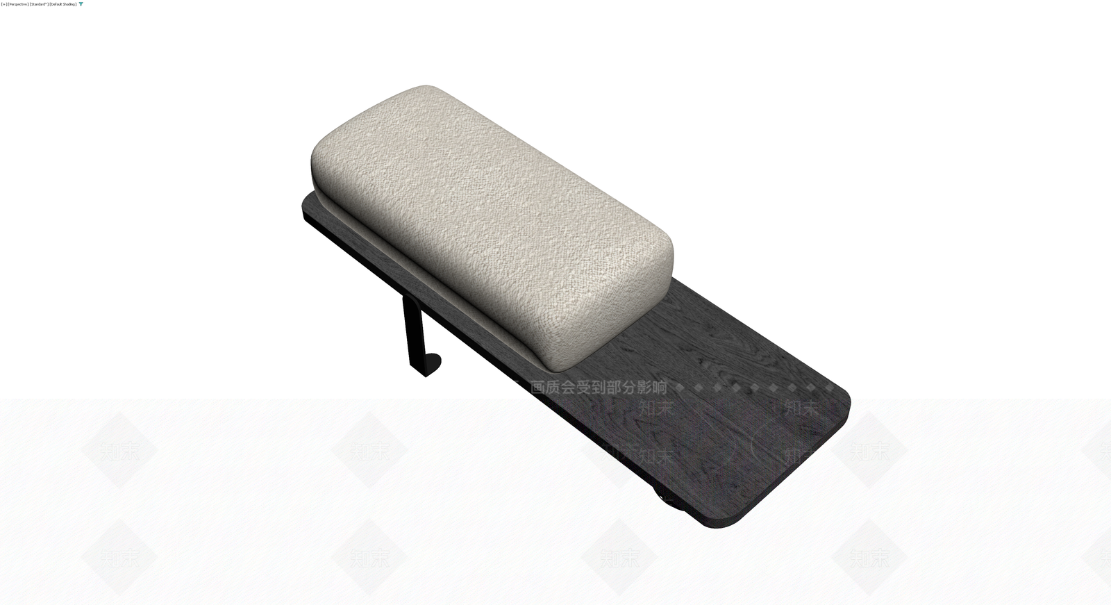 现代软包长凳3D模型下载【ID:1230554428】