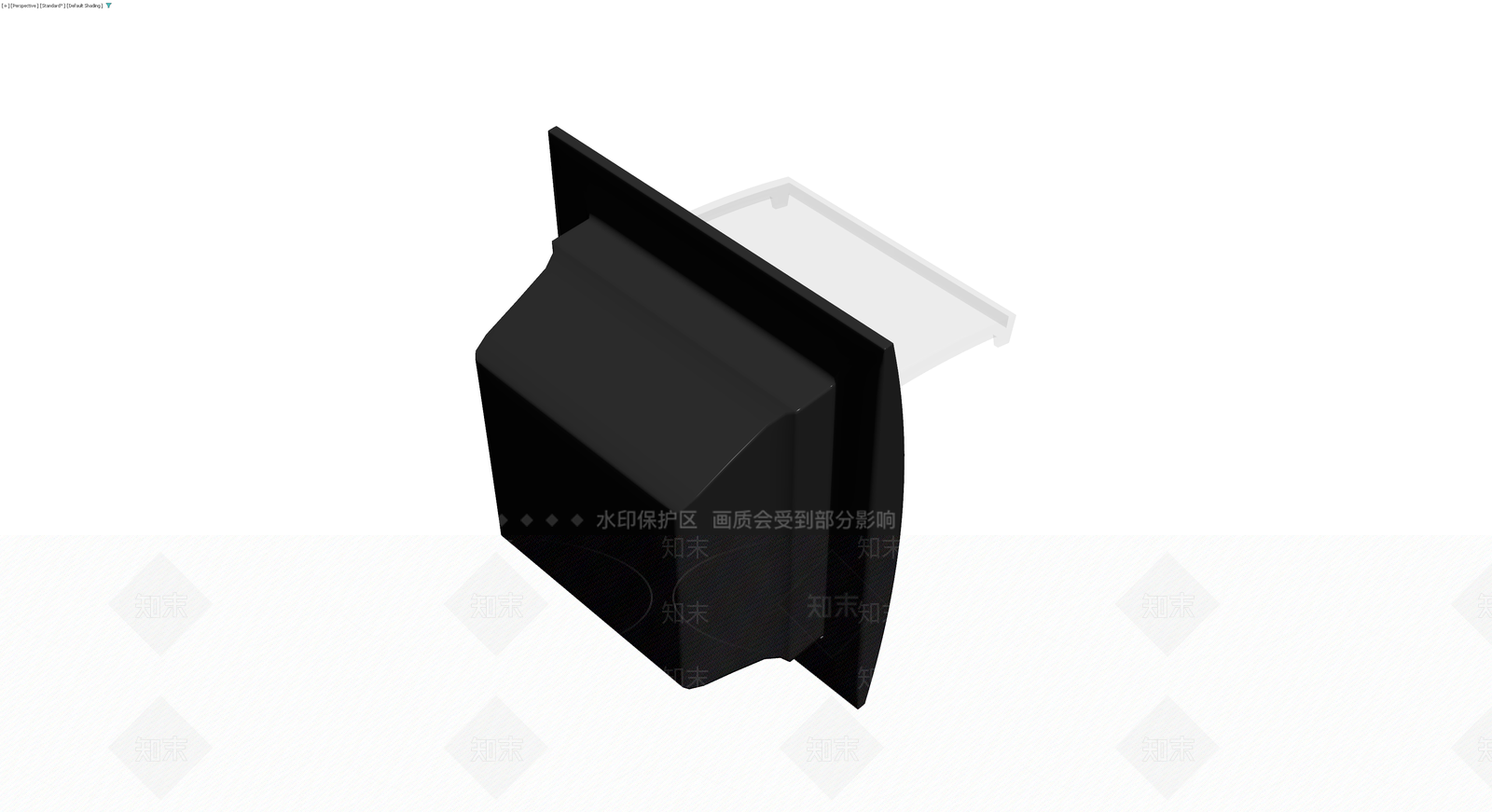 黑色工业风格开关面板3D模型下载【ID:1230132977】