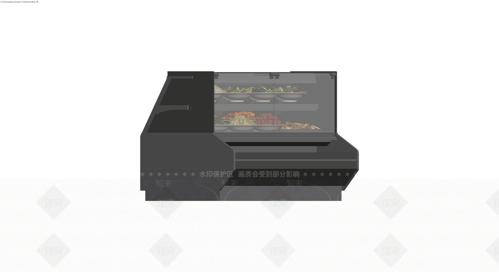 商用食品展示柜模型3D模型下载【ID:1229880690】