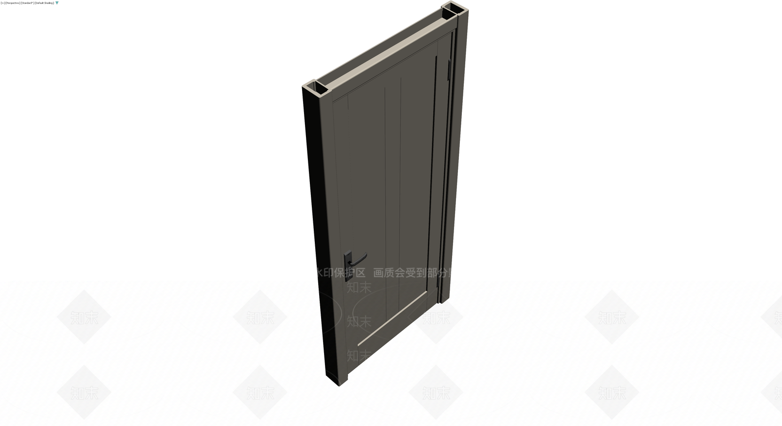 现代风格成品门体3D模型下载【ID:1230440904】