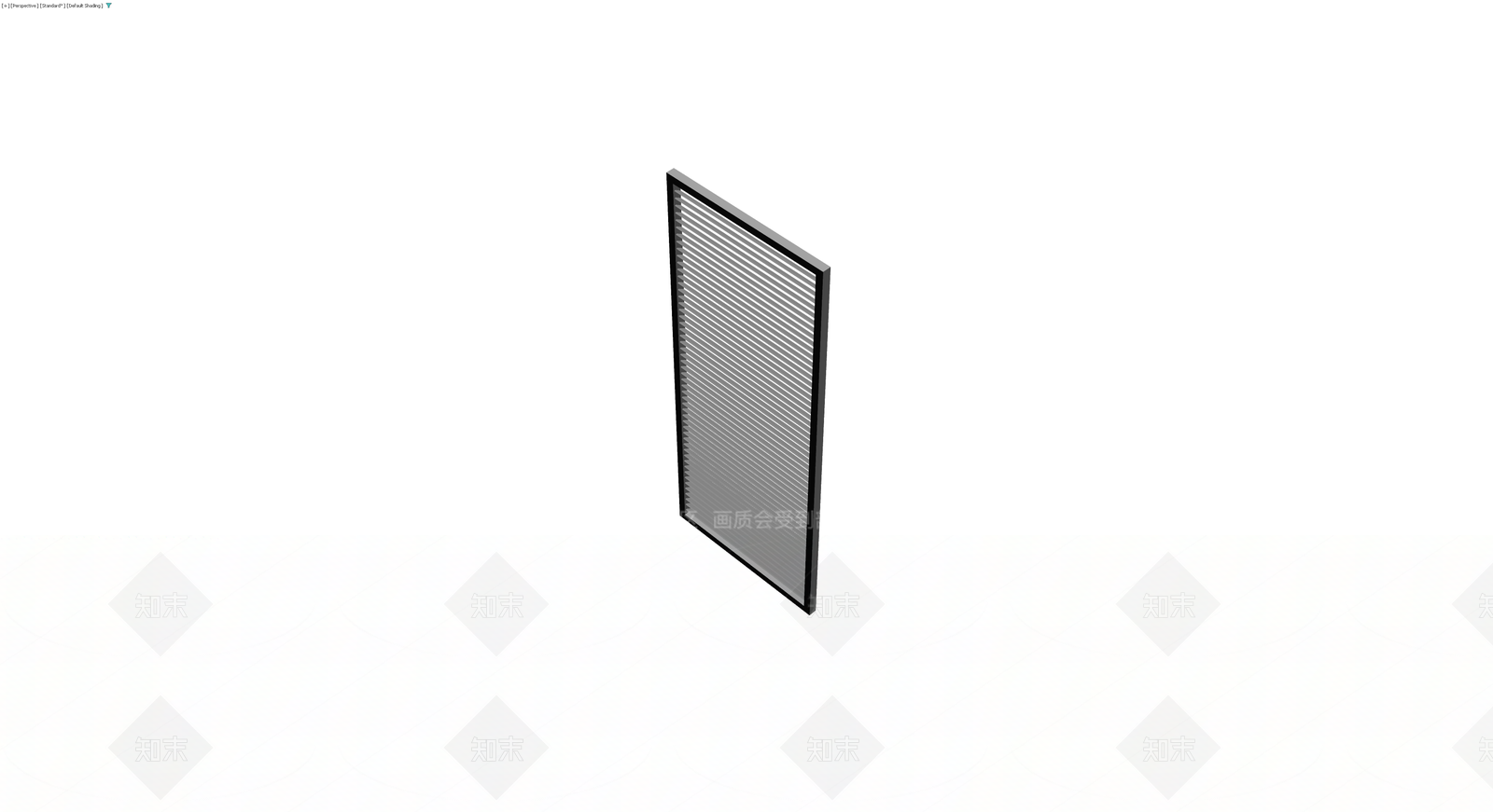 灰色百叶通风口3D模型下载【ID:1229956508】