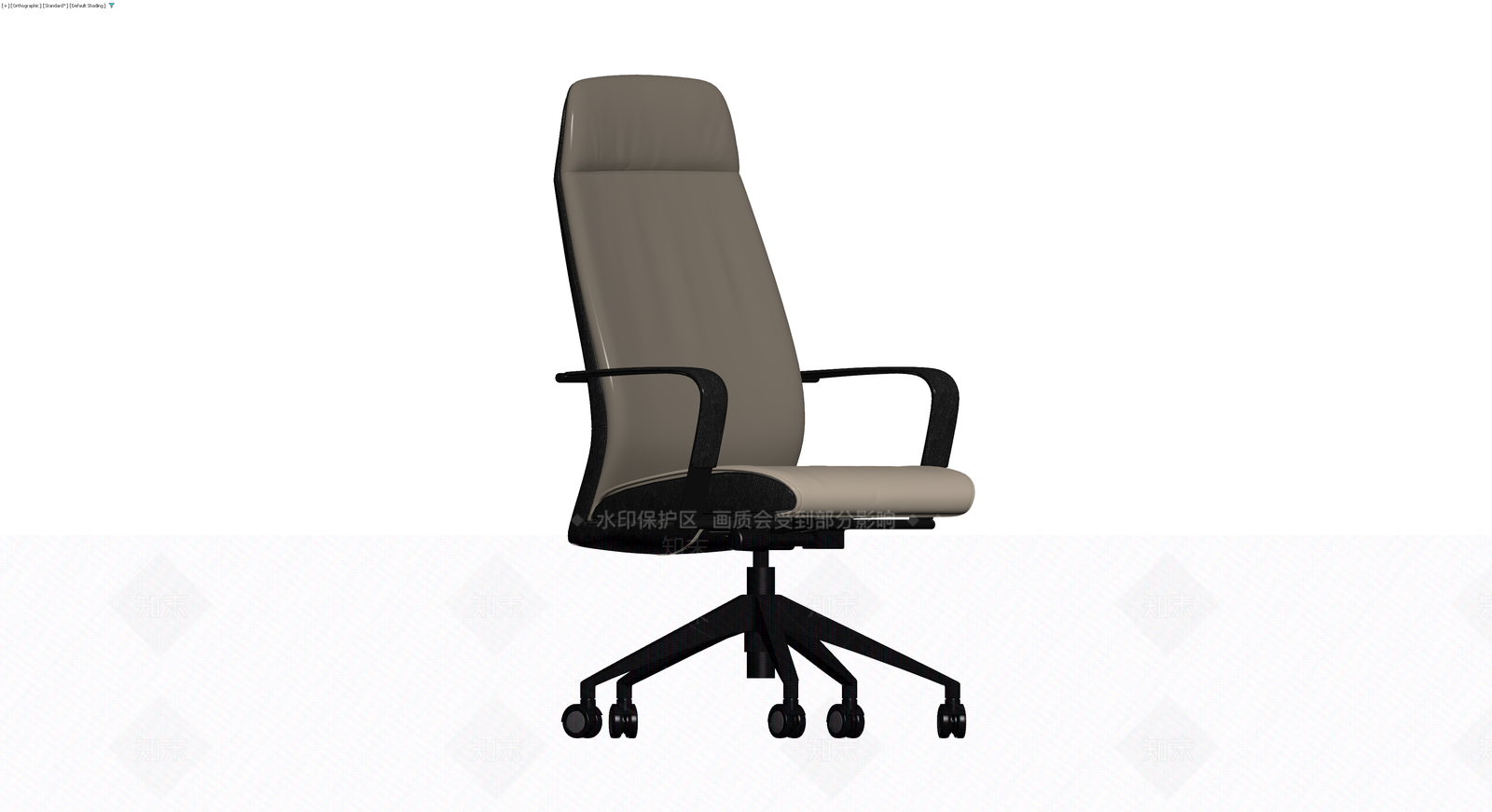 现代办公转椅3D模型下载【ID:1230787211】