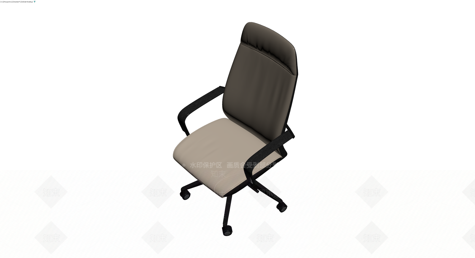 现代办公转椅3D模型下载【ID:1230787211】