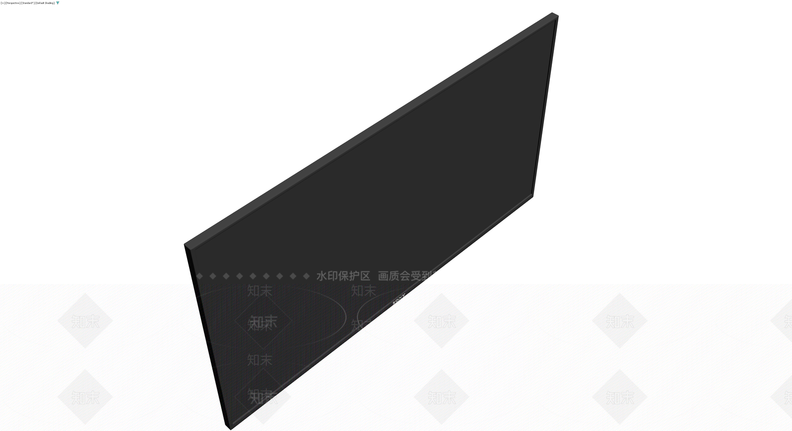 Sony品牌电视模型3D模型下载【ID:1229691345】