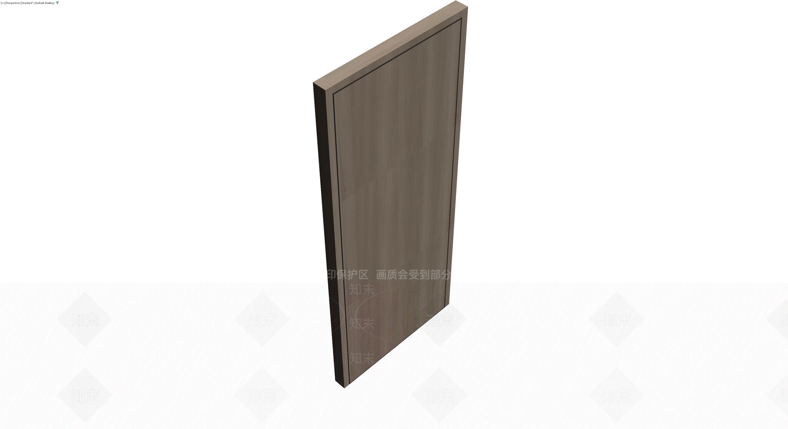现代简约风格成品门3D模型下载【ID:1230376479】