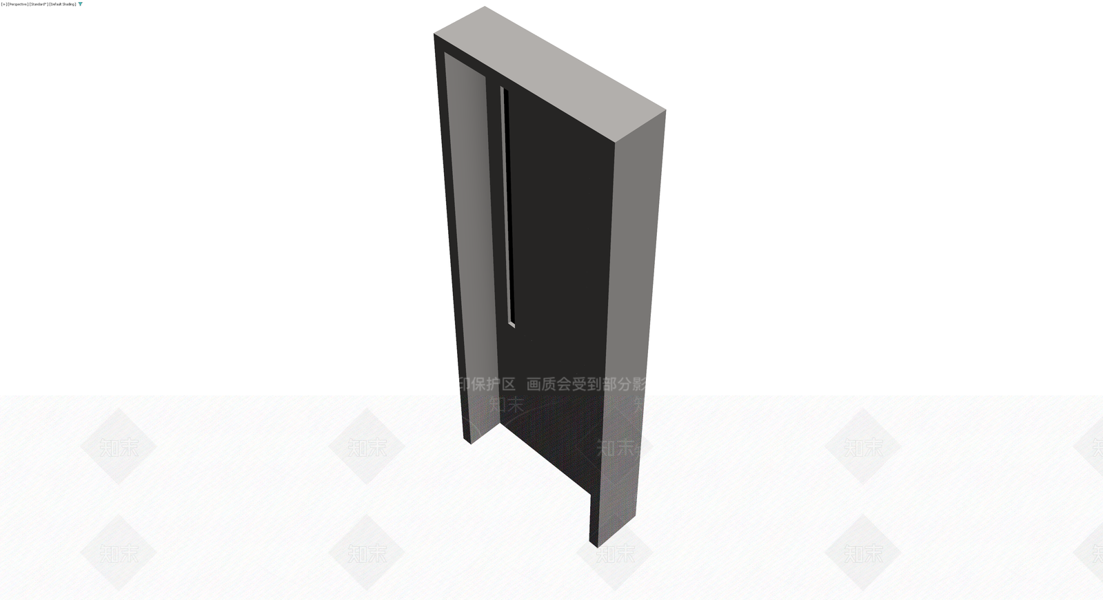 现代风格带观察窗门3D模型下载【ID:1229622262】
