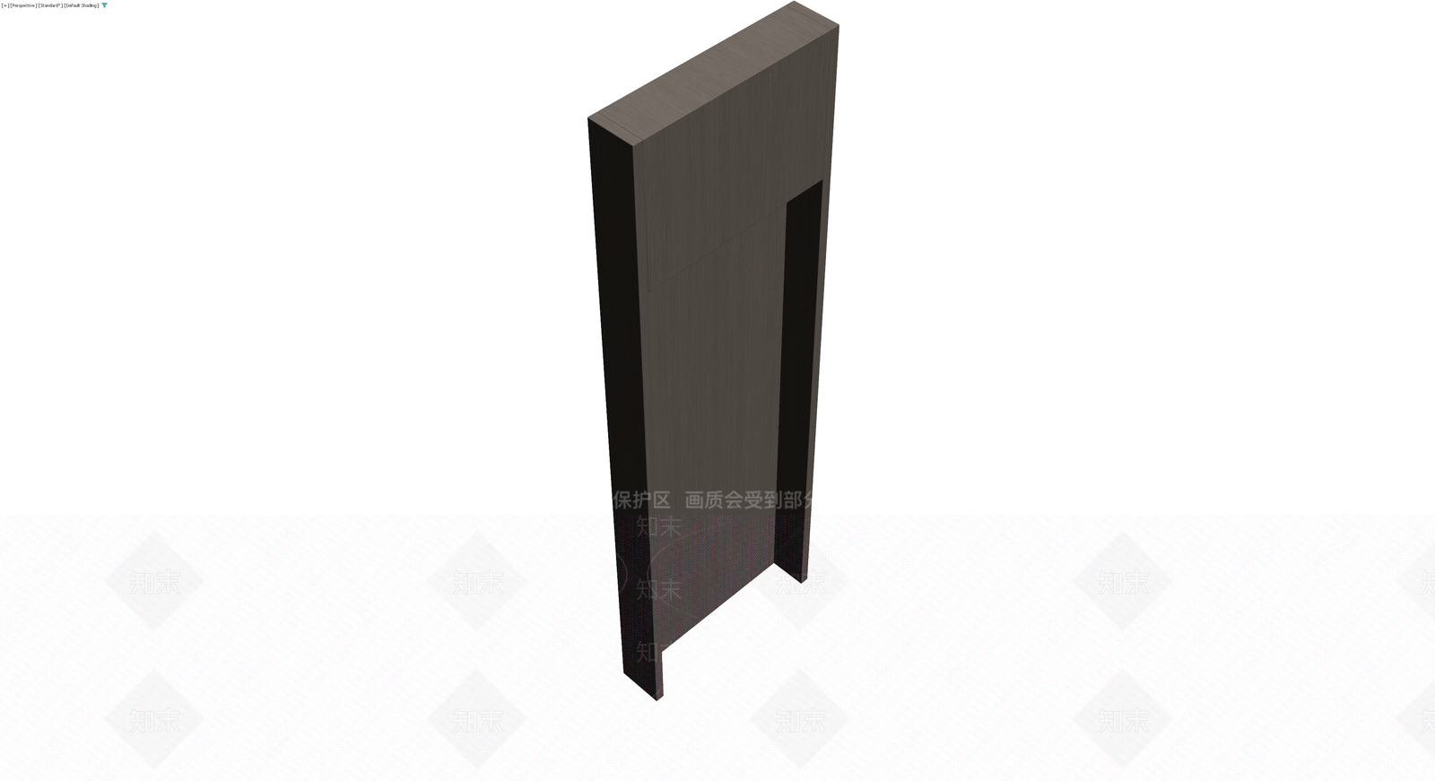 深色木纹柜体3D模型下载【ID:1229959388】