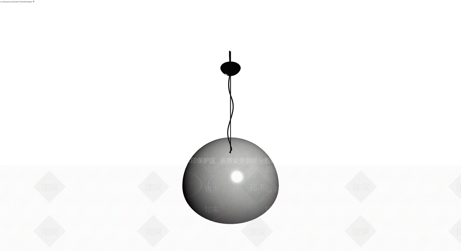 吊灯模型（灰模）3D模型下载【ID:1229842966】