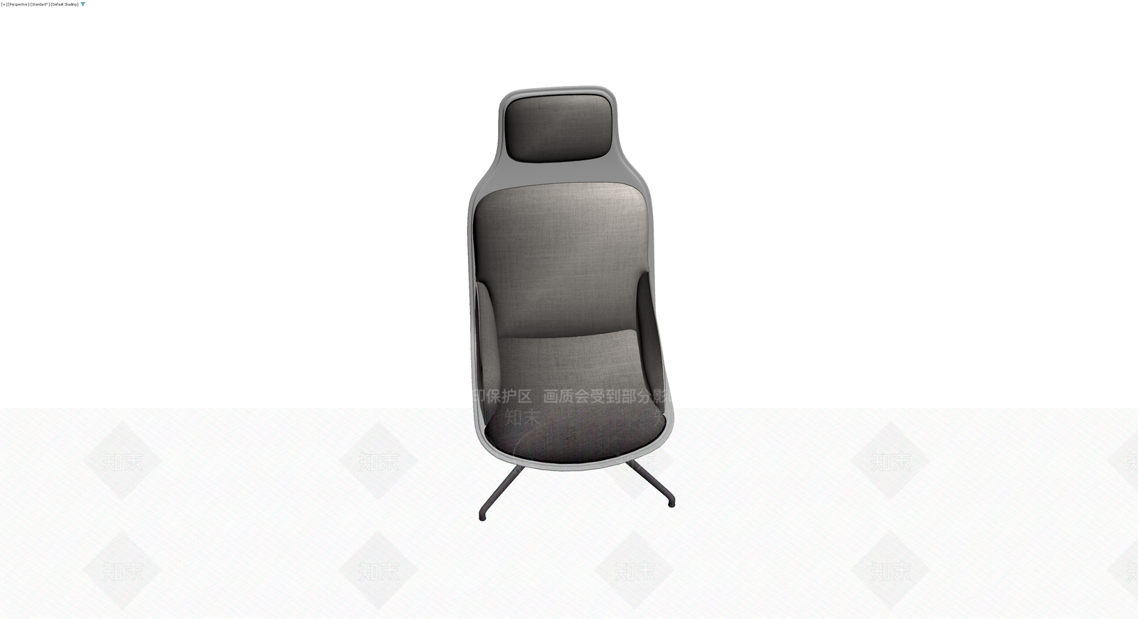 现代软包办公椅3D模型下载【ID:1230595950】