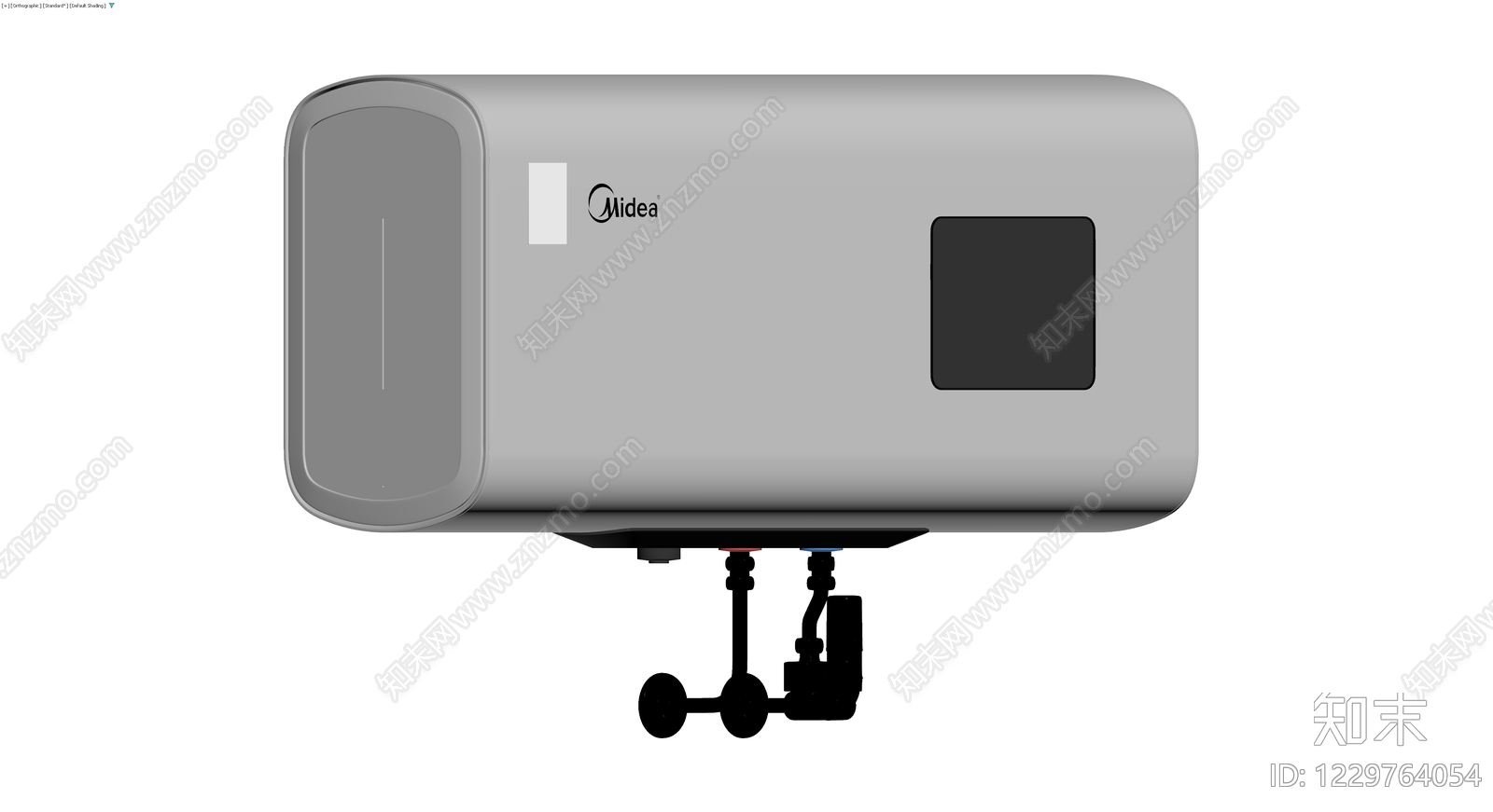 美的品牌电热水器3D模型下载【ID:1229764054】