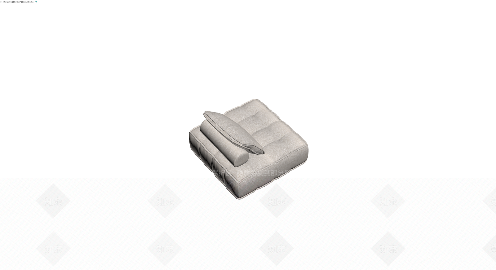 米色布艺懒人沙发3D模型下载【ID:1230742347】