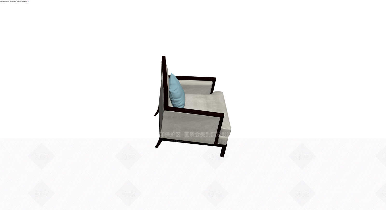 现代风格单人沙发3D模型下载【ID:1230408778】