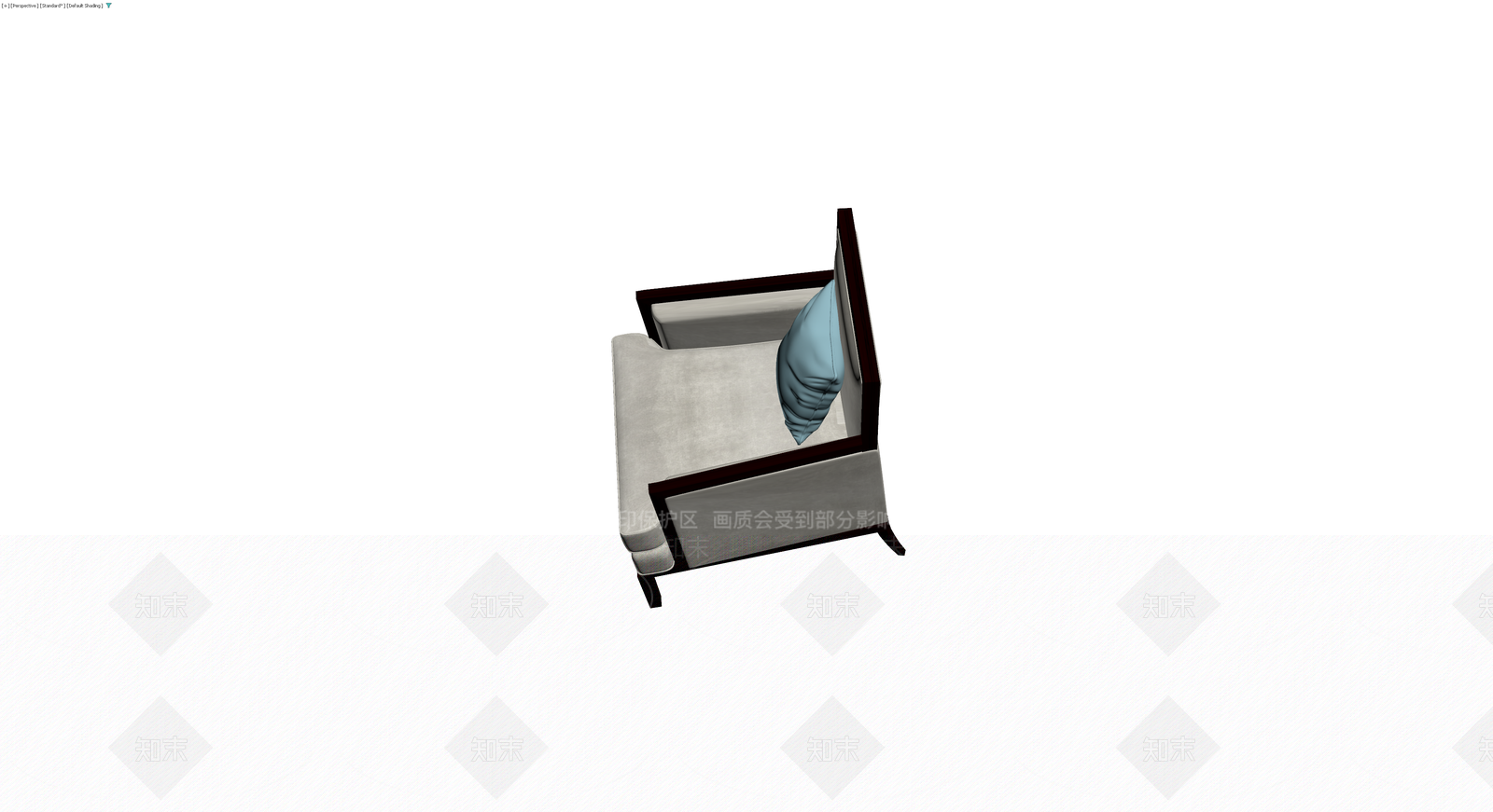 现代风格单人沙发3D模型下载【ID:1230408778】