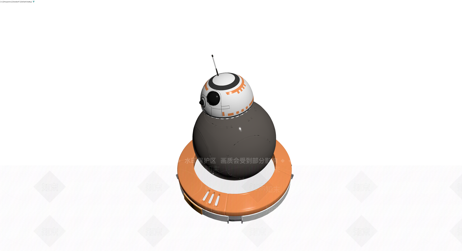 BB-8机器人完整模型3D模型下载【ID:1230732608】