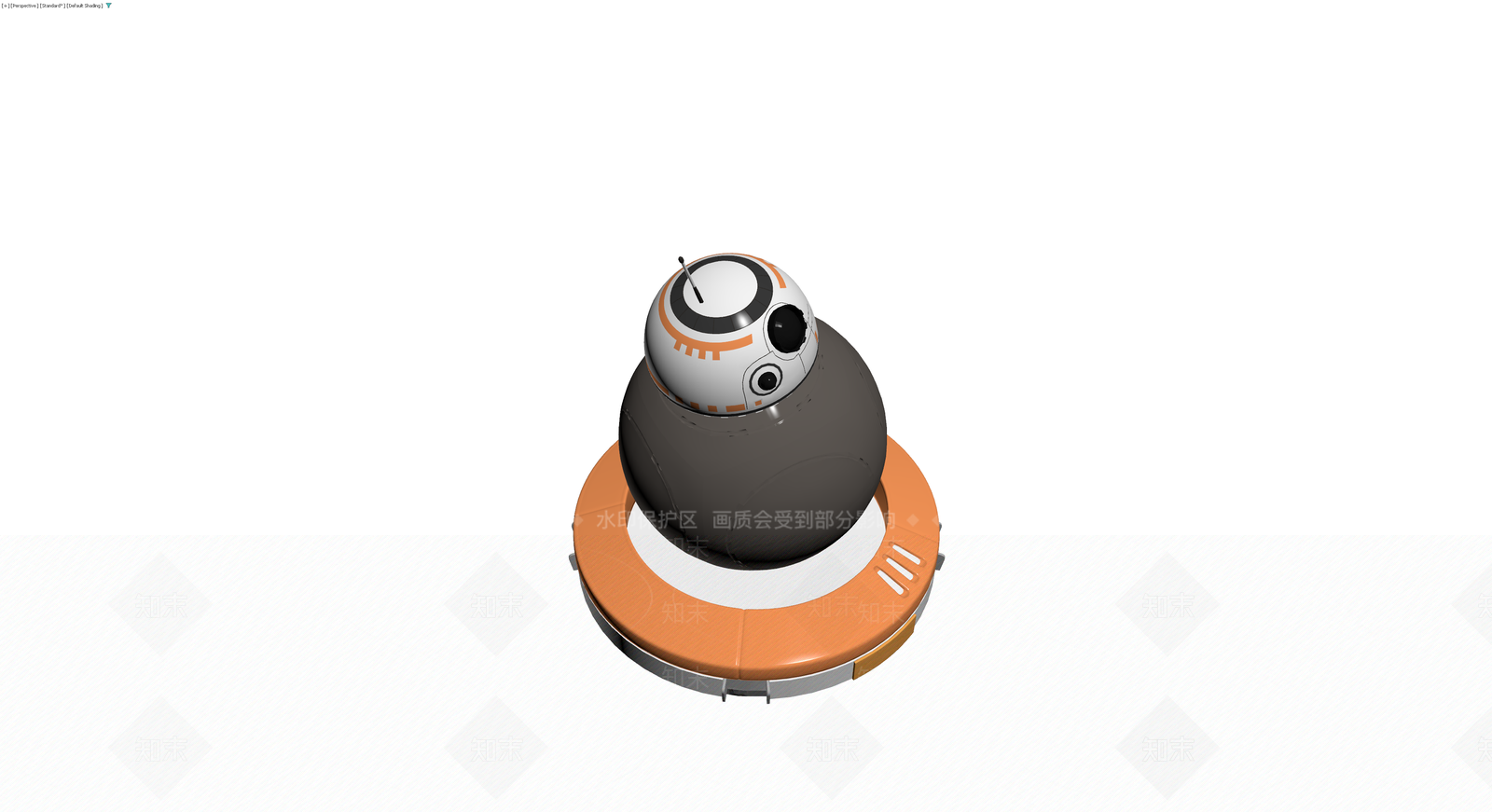 BB-8机器人完整模型3D模型下载【ID:1230732608】