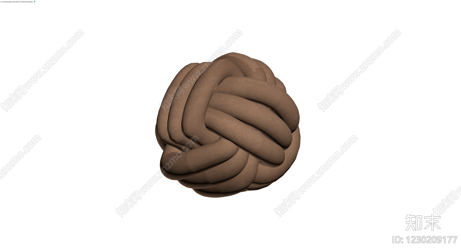 编织绳结装饰球3D模型下载【ID:1230209177】