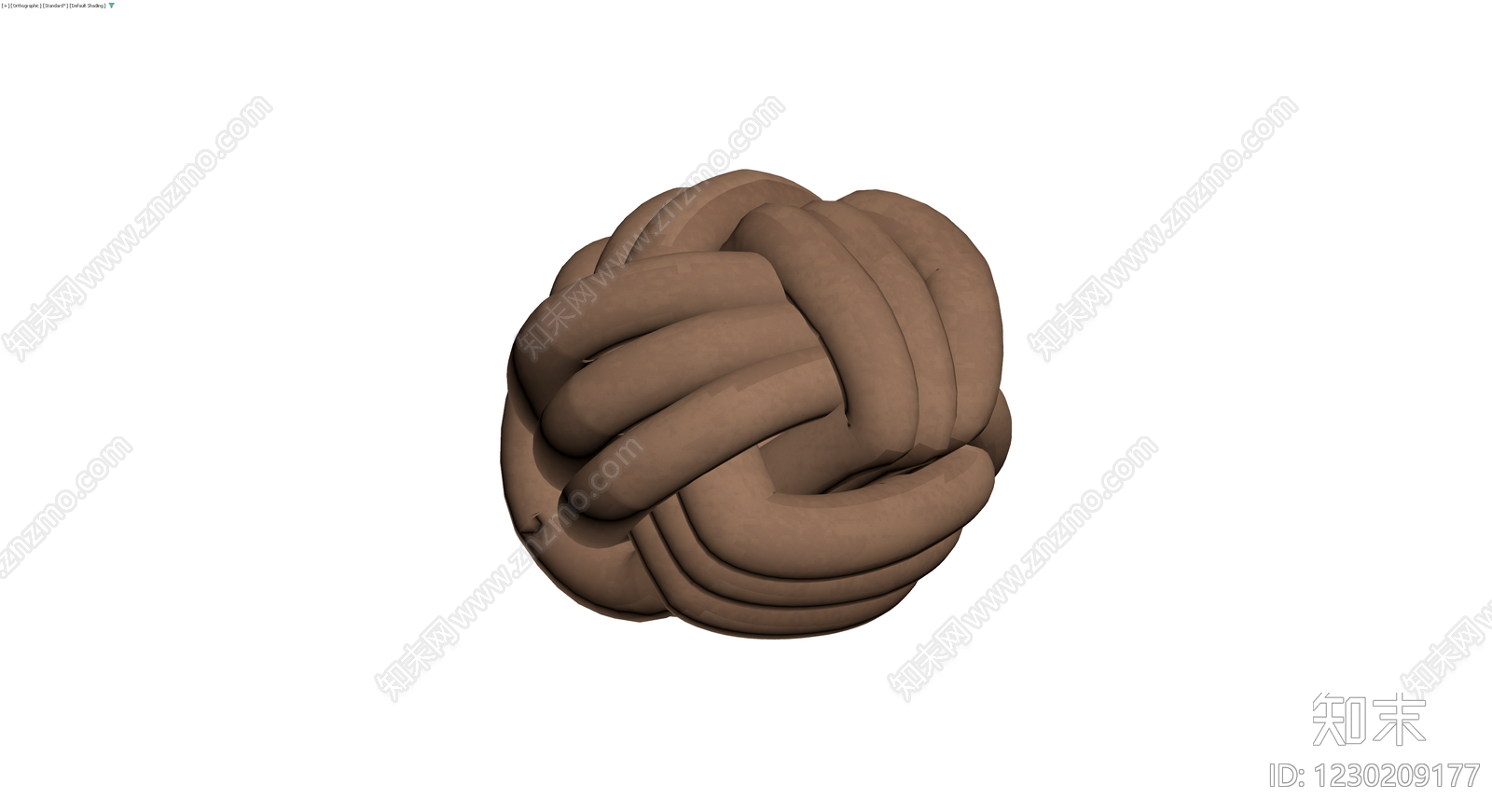 编织绳结装饰球3D模型下载【ID:1230209177】