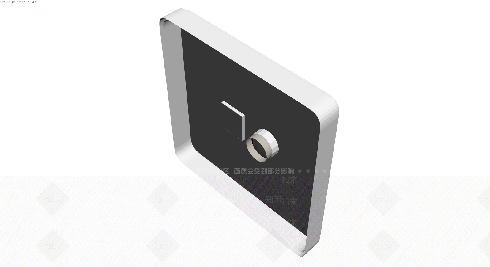 灰色面板开关插座3D模型下载【ID:1230594919】