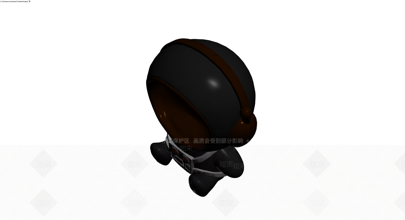 黑棕配色宇航员公仔3D模型下载【ID:1230000677】