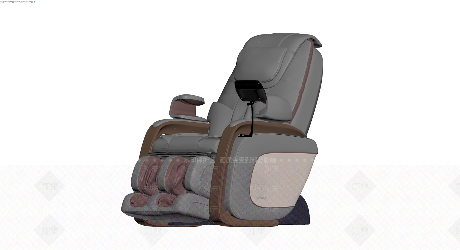 灰色多功能按摩椅3D模型下载【ID:1230760186】