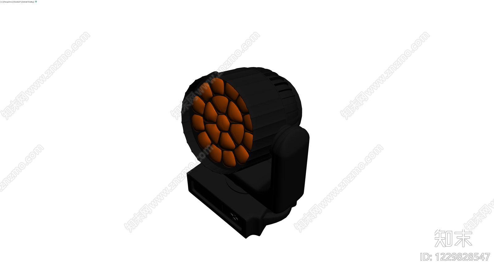 黑色LED帕灯模型3D模型下载【ID:1229828547】