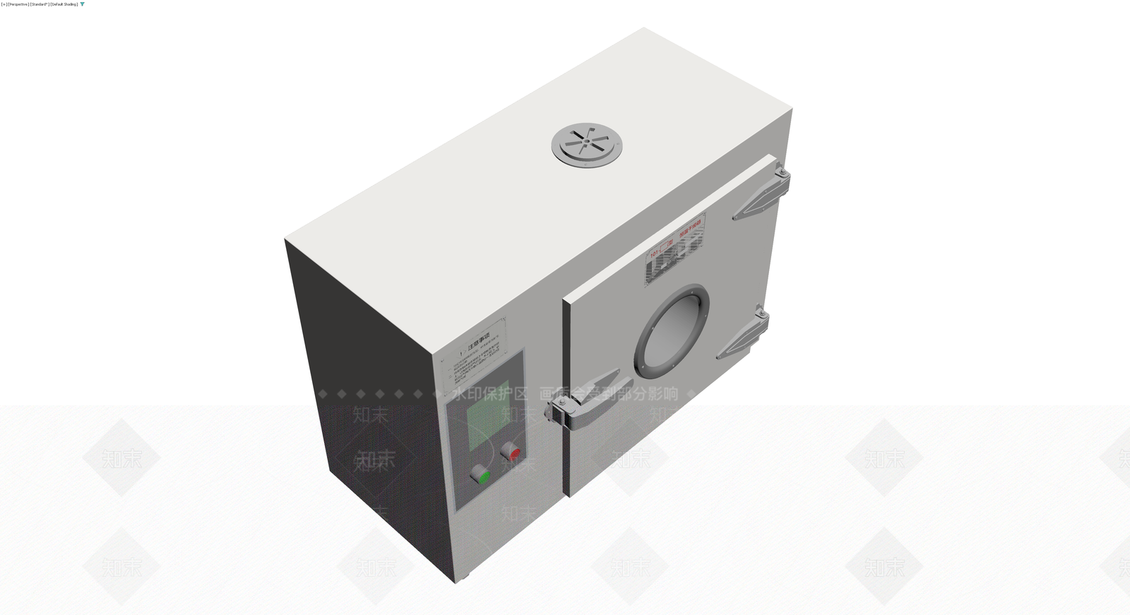 工业恒温干燥箱3D模型下载【ID:1230536290】