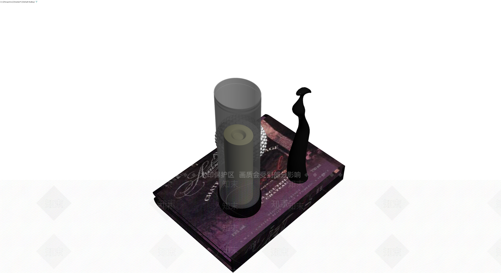 书籍与摆件组合3D模型下载【ID:1230347402】