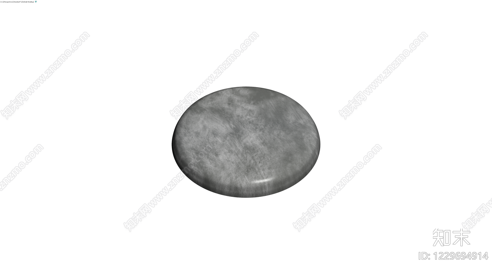 灰色纹理圆盘矮凳3D模型下载【ID:1229694914】