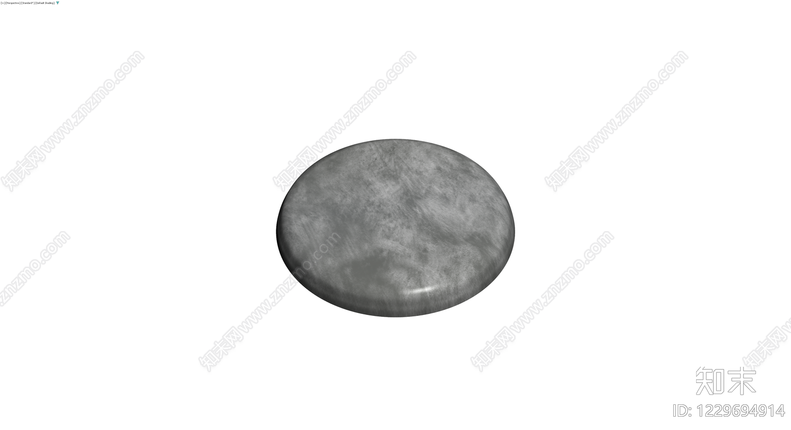 灰色纹理圆盘矮凳3D模型下载【ID:1229694914】