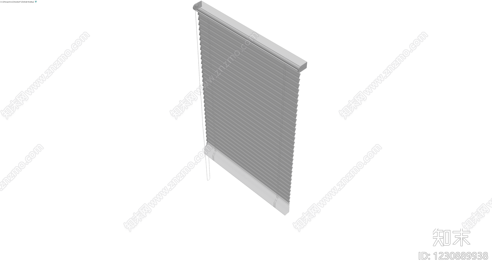 白色百叶窗成品模型3D模型下载【ID:1230889938】