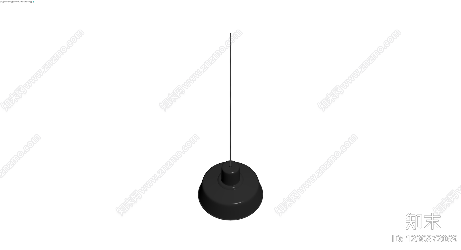 黑色工业风吊灯3D模型下载【ID:1230872069】