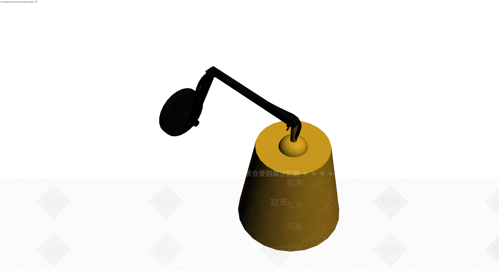 黄黑配色台灯3D模型下载【ID:1229597923】