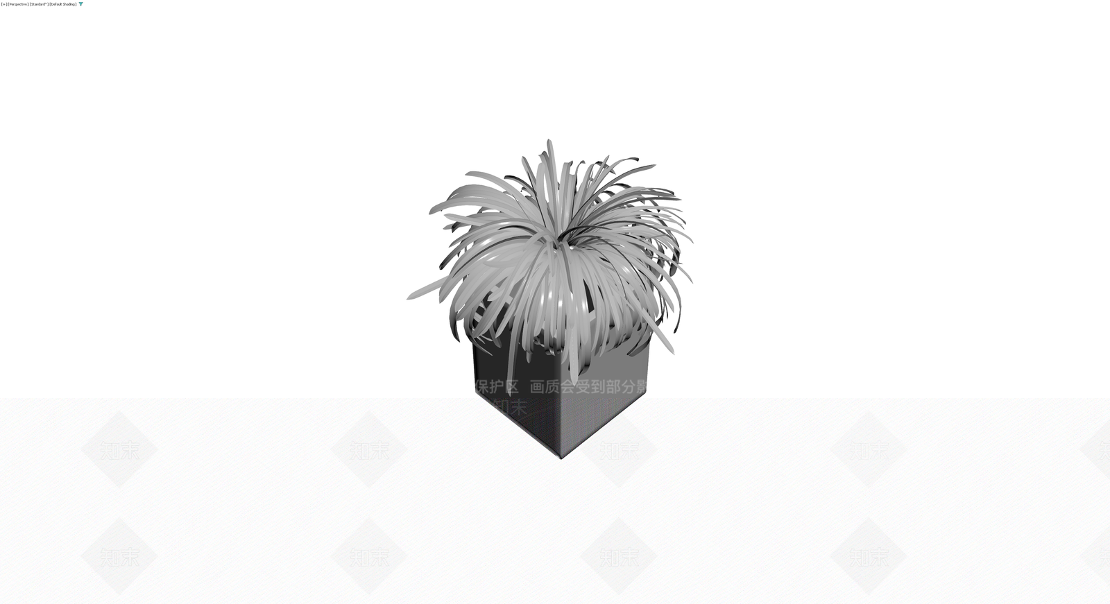 灰色盆栽植物模型3D模型下载【ID:1230683072】