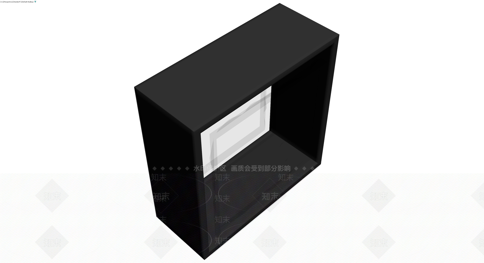 黑框玻璃展示柜3D模型下载【ID:1230776866】
