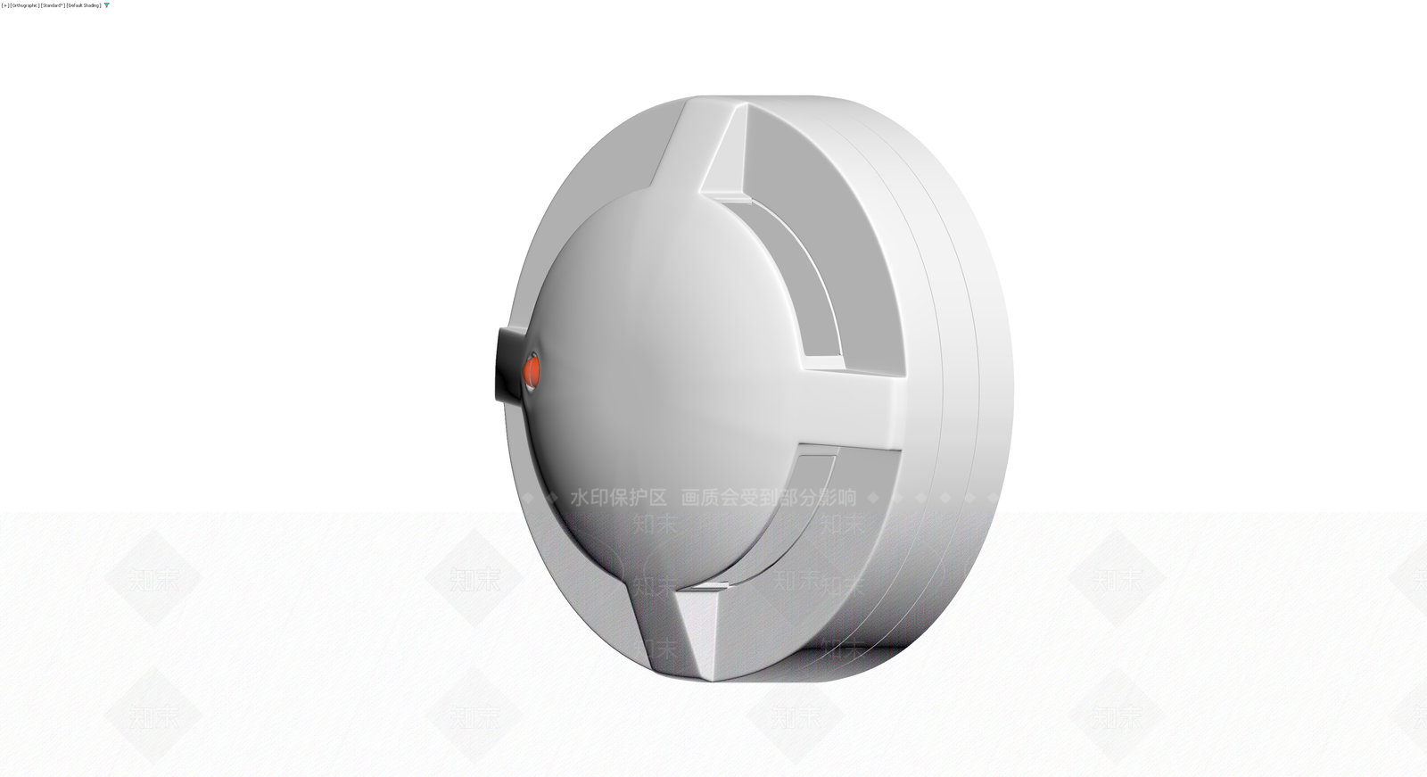 白色圆形多功能设备3D模型下载【ID:1230590908】