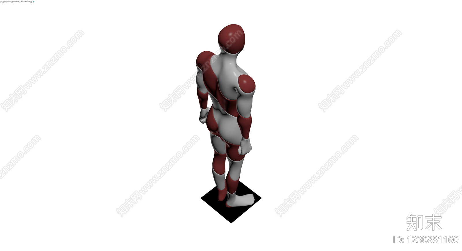 红白配色肌肉人体模型3D模型下载【ID:1230881160】