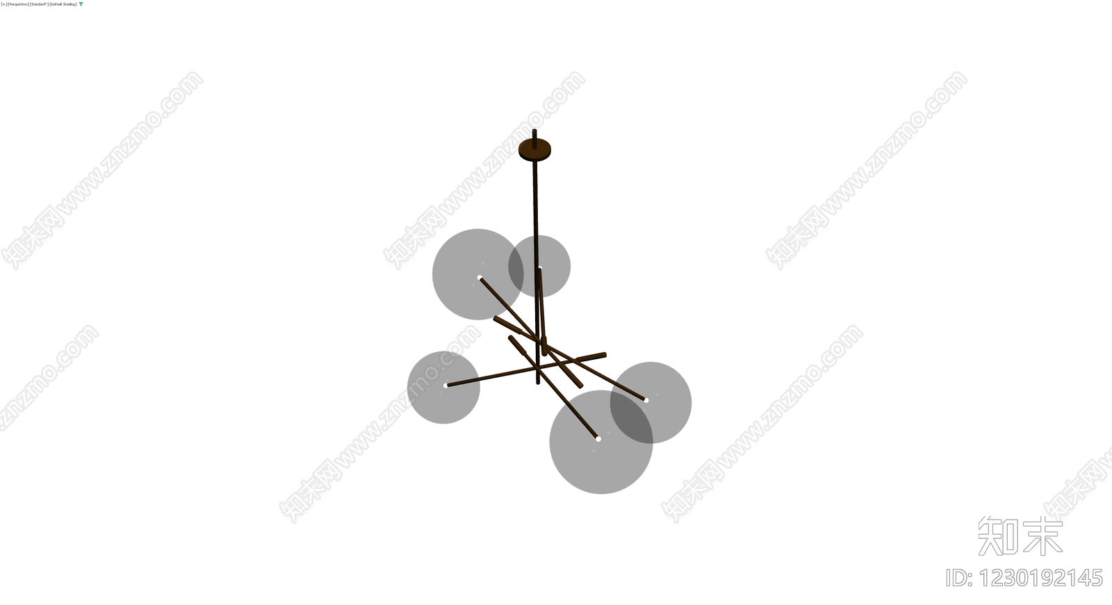 抽象几何装饰雕塑3D模型下载【ID:1230192145】
