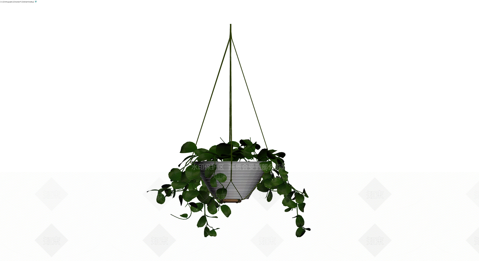 悬挂式绿植盆栽模型3D模型下载【ID:1230427560】