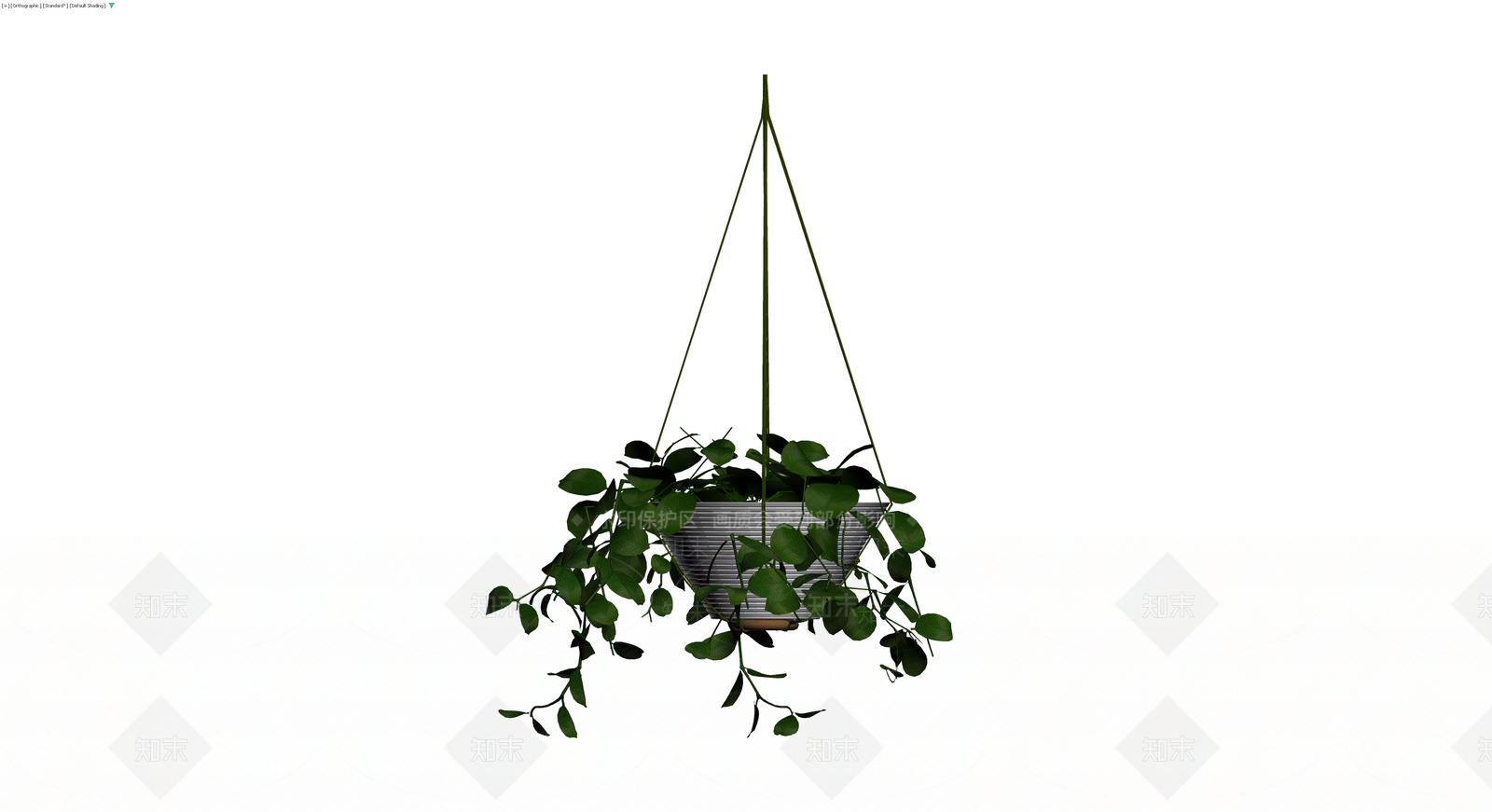 悬挂式绿植盆栽模型3D模型下载【ID:1230427560】