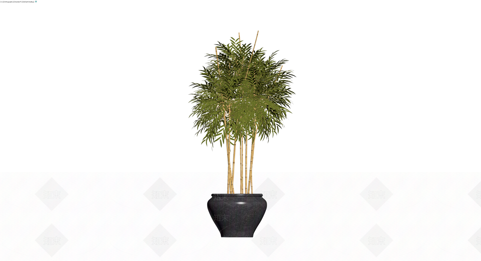 盆栽竹子3D模型下载【ID:1229918349】