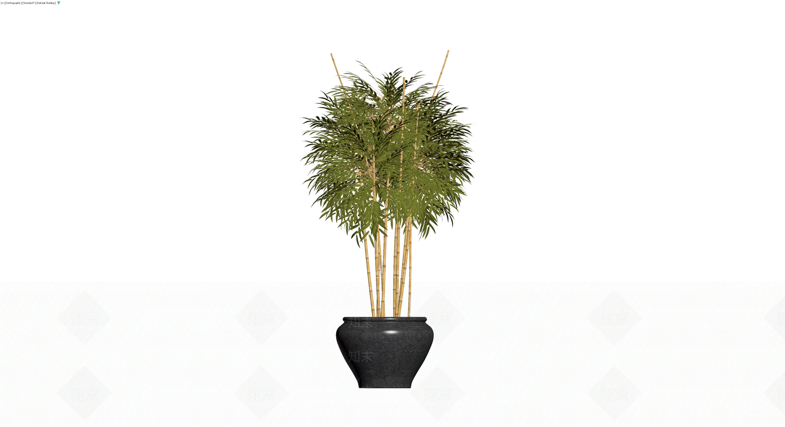 盆栽竹子3D模型下载【ID:1229918349】