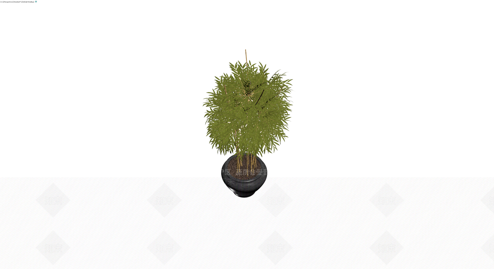 盆栽竹子3D模型下载【ID:1229918349】