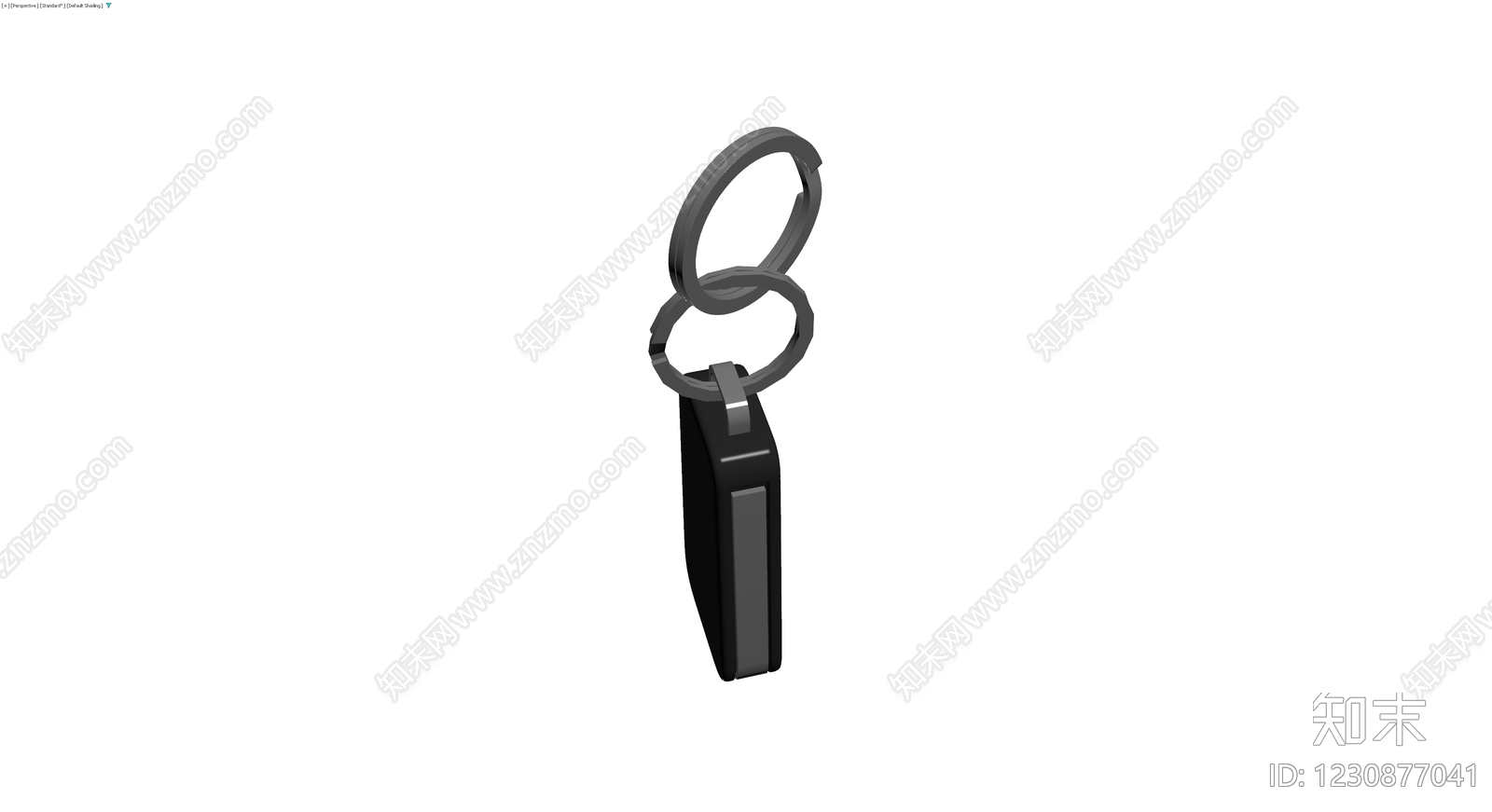 黑色车钥匙模型3D模型下载【ID:1230877041】