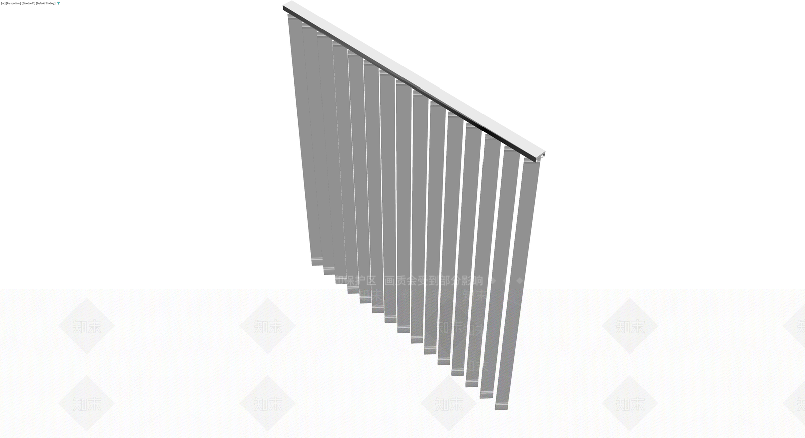 垂直百叶窗组件3D模型下载【ID:1230575721】
