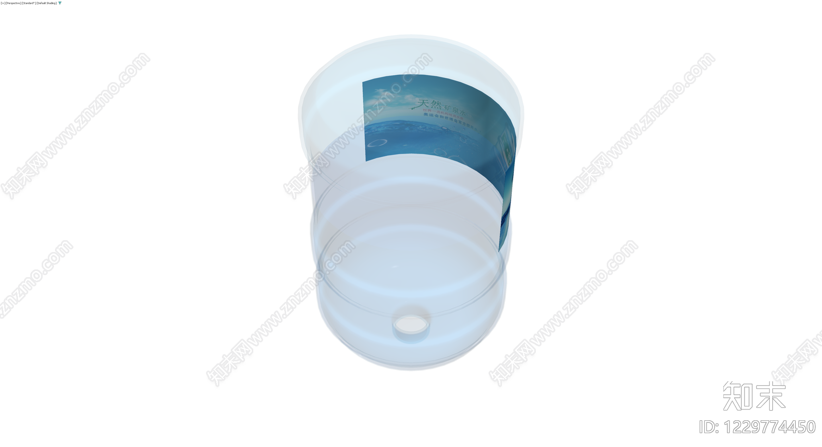 桶装水饮用水模型3D模型下载【ID:1229774450】