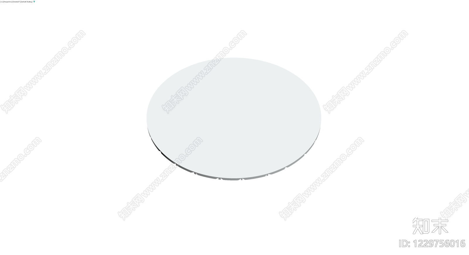 极简圆形矮凳/边几3D模型下载【ID:1229756016】